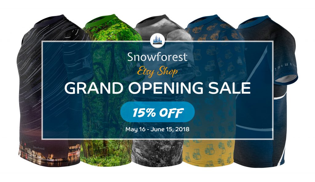 Snowforest Etsy Shop Grand Opening Sale